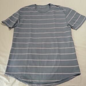 NWOT BYLT Drop Cut Short-Sleeved LUX XL Men's T-Shirt Cotton/Poly Blend Blue